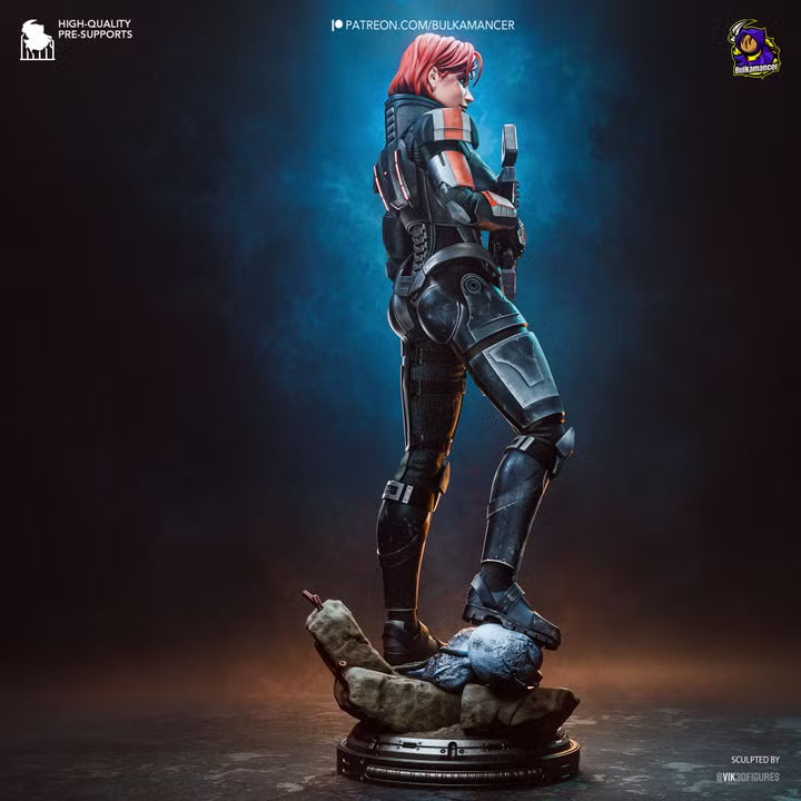 Commander Spectre N7 Sci-Fi Heroine Resin Statue | Bulkamancer Garage Kit
