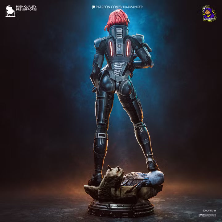 Commander Spectre N7 Sci-Fi Heroine Resin Statue | Bulkamancer Garage Kit