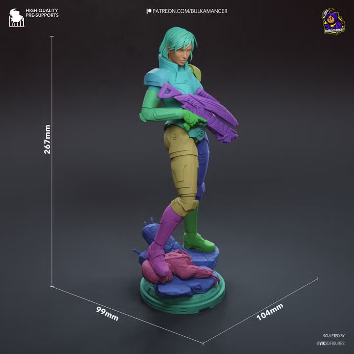 Commander Spectre N7 Sci-Fi Heroine Resin Statue | Bulkamancer Garage Kit