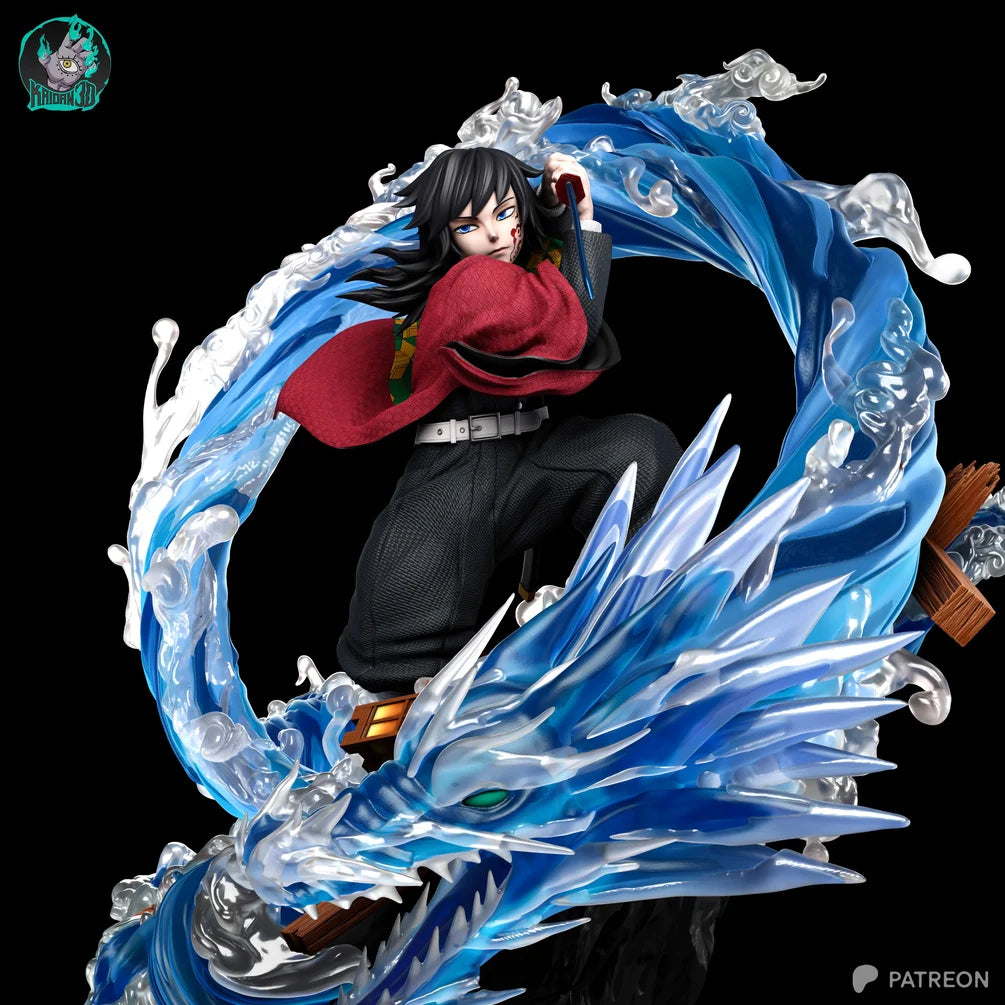 Giyu Tomioka Water Dragon Diorama Statue - Demon Slayer | Billy Bones Emporium