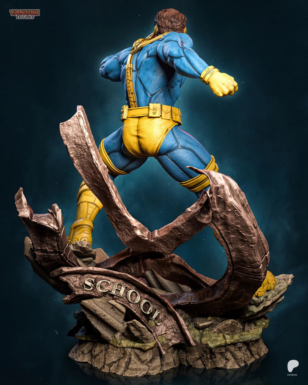 Cyclops Custom Resin Statue – High-Detail X-Men Collectible Figure