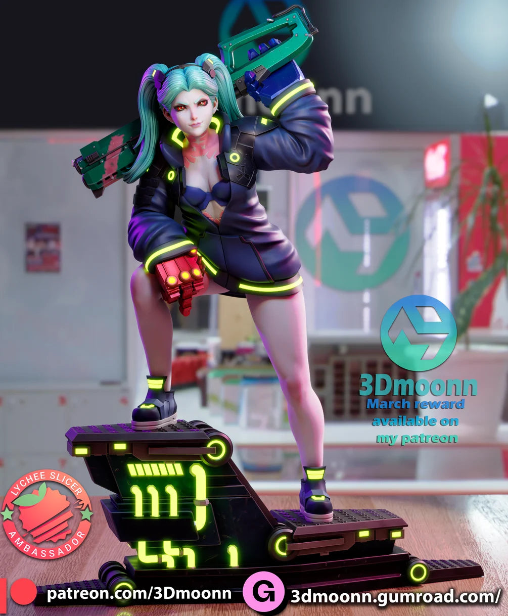 Rebecca Statue 1/6 Scale - Cyberpunk Edgerunners | Billy Bones Emporium