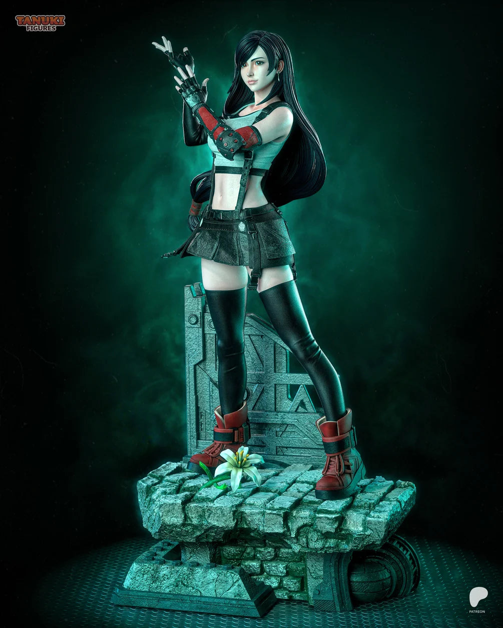 Tifa Lockhart Custom Resin Statue – High-Detail Collectible Figure