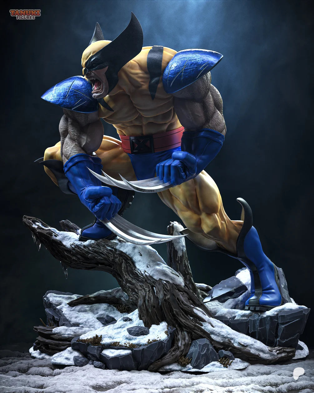 Wolverine (Classic Suit) Custom Resin Statue – High-Detail Marvel Collectible