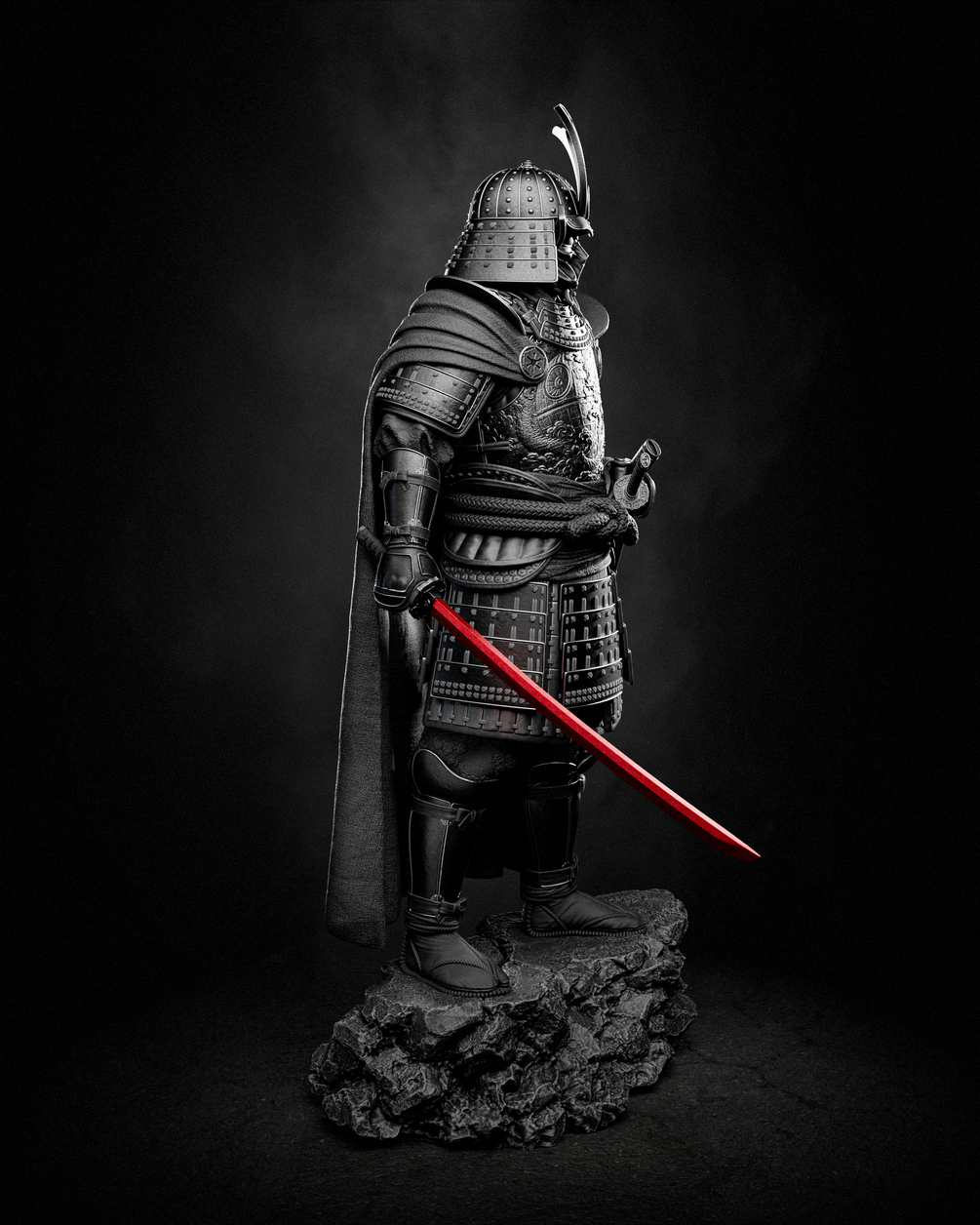Samurai Darth Vader – Premium Resin Statue / Garage Kit (1/9 & 1/6 Scale) | CA 3D