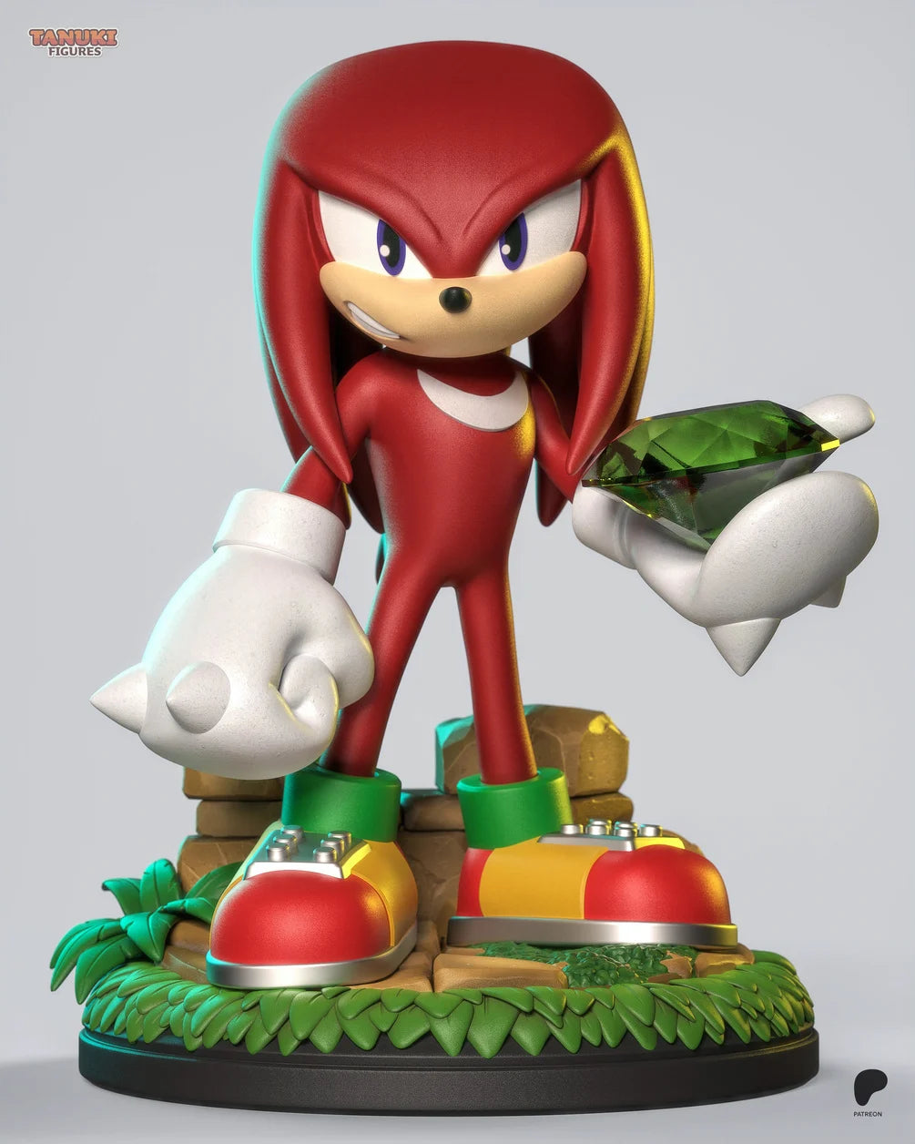 Knuckles the Echidna Custom Resin Statue – High-Detail Gaming Collectible