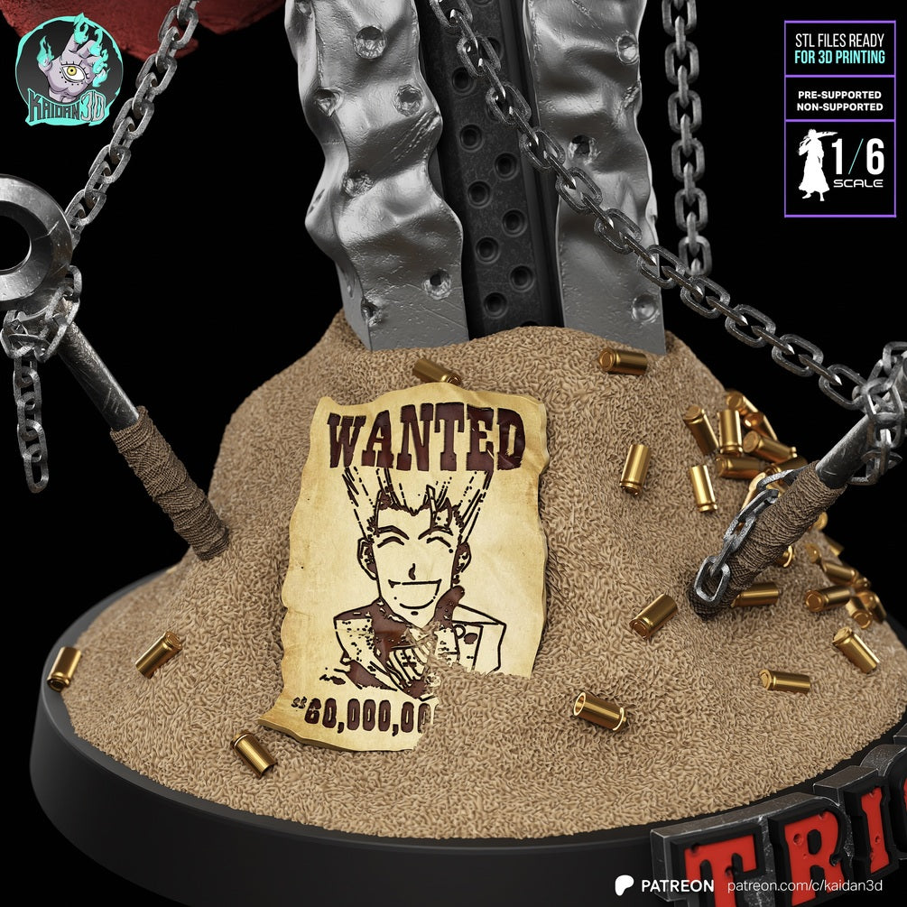 Trigun - Vash the Stampede 1/6 Scale Resin Statue | Painted & DIY Kit Options