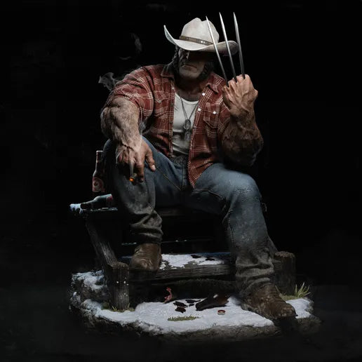 Old Man Logan / Wolverine Collectible Statue with Switchable Heads – Rescale Miniatures