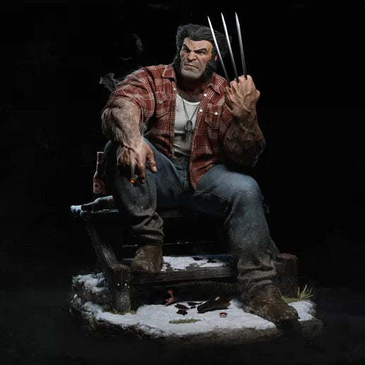 Old Man Logan / Wolverine Collectible Statue with Switchable Heads – Rescale Miniatures