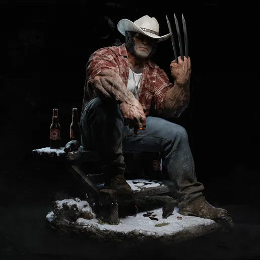 Old Man Logan / Wolverine Collectible Statue with Switchable Heads – Rescale Miniatures