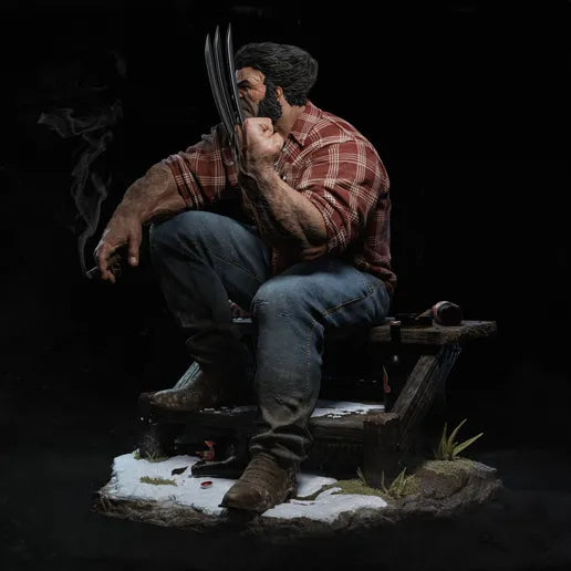 Old Man Logan / Wolverine Collectible Statue with Switchable Heads – Rescale Miniatures