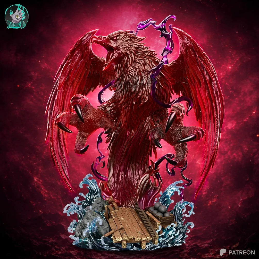 One Piece - Shanks with Haki Spirit Dragon Custom 3D-Printed Display Statue | Kaidan3D