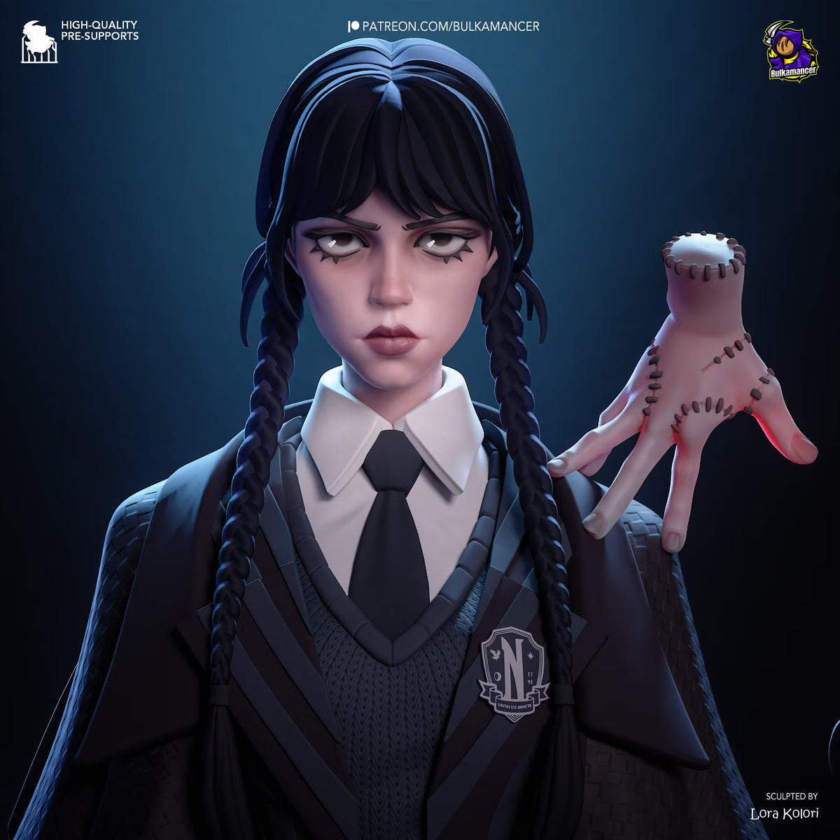 Gothic Daughter Academy Mystery Heroine Resin Statue | Bulkamancer Garage Kit