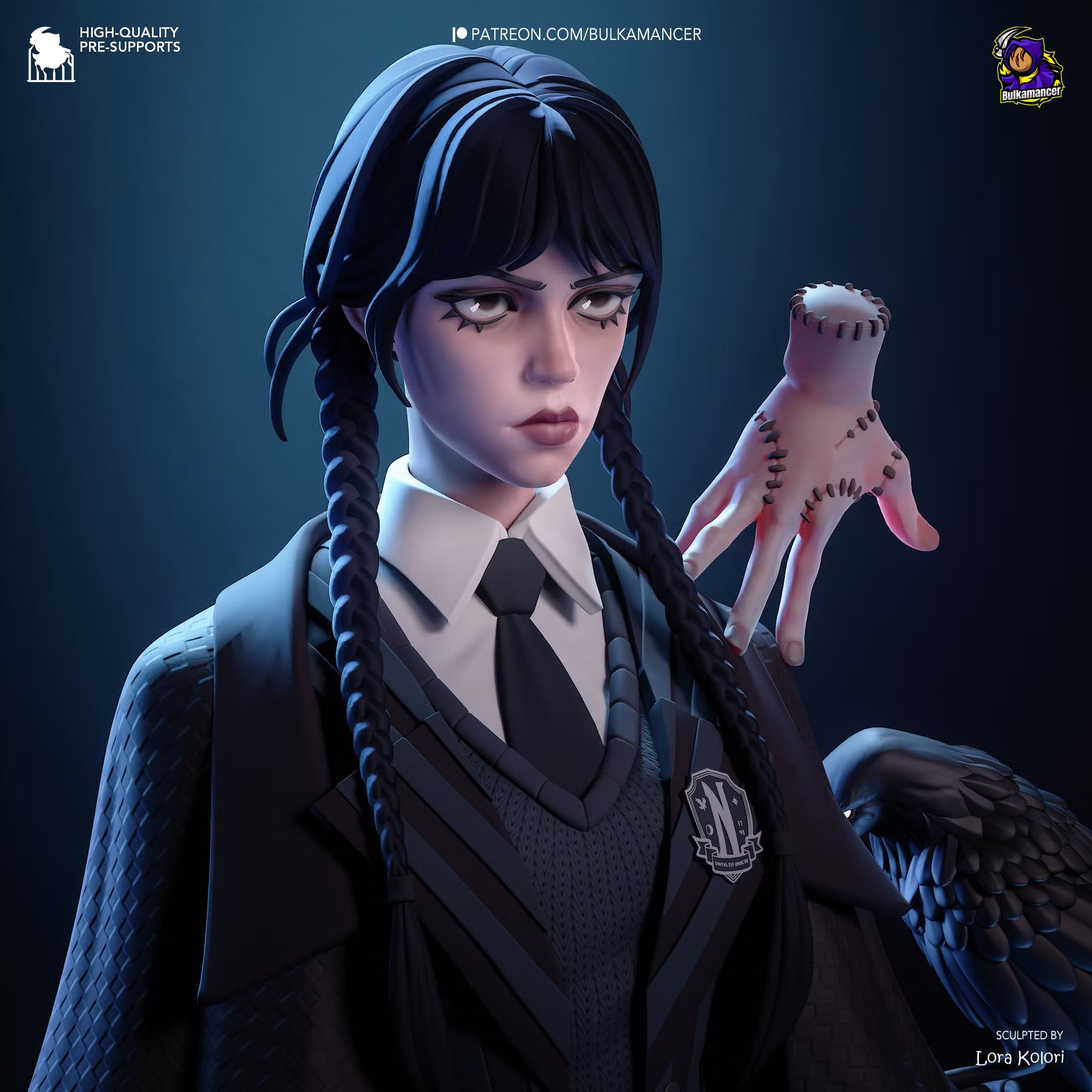 Gothic Daughter Academy Mystery Heroine Resin Statue | Bulkamancer Garage Kit