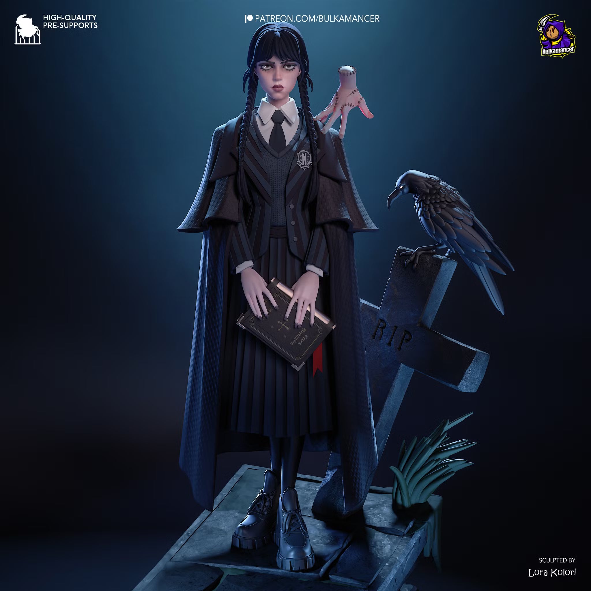 Gothic Daughter Academy Mystery Heroine Resin Statue | Bulkamancer Garage Kit