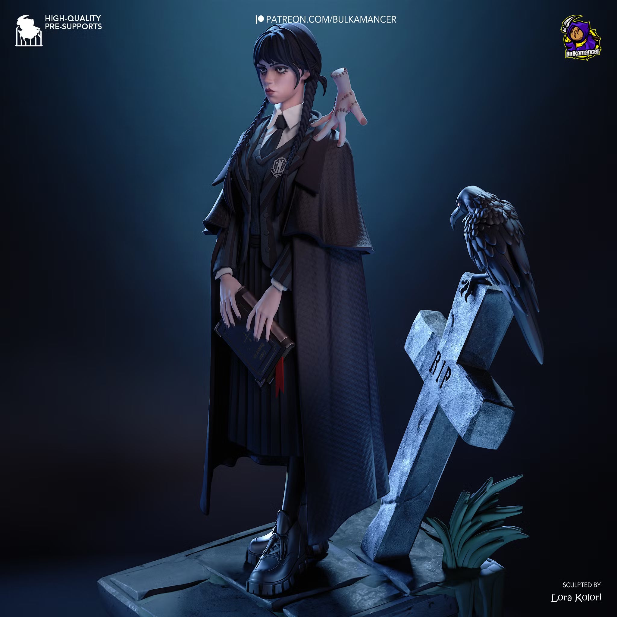 Gothic Daughter Academy Mystery Heroine Resin Statue | Bulkamancer Garage Kit