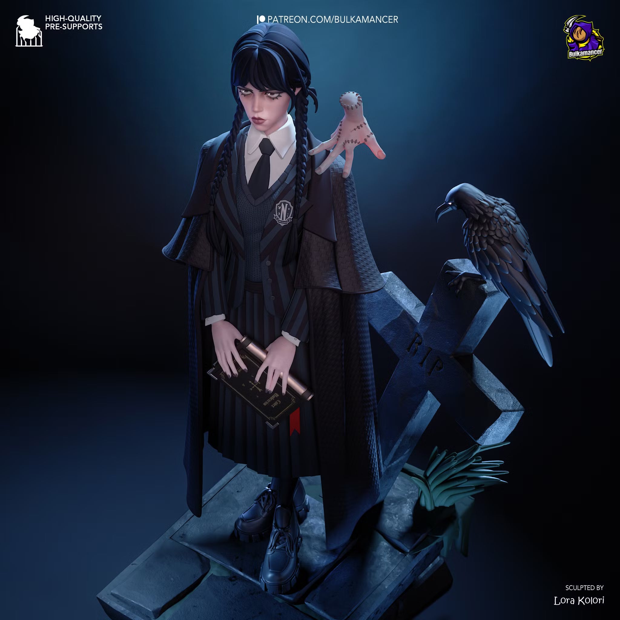 Gothic Daughter Academy Mystery Heroine Resin Statue | Bulkamancer Garage Kit