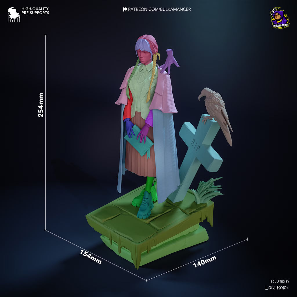 Gothic Daughter Academy Mystery Heroine Resin Statue | Bulkamancer Garage Kit
