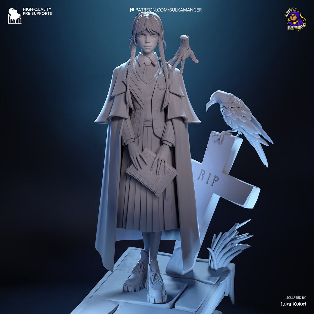 Gothic Daughter Academy Mystery Heroine Resin Statue | Bulkamancer Garage Kit