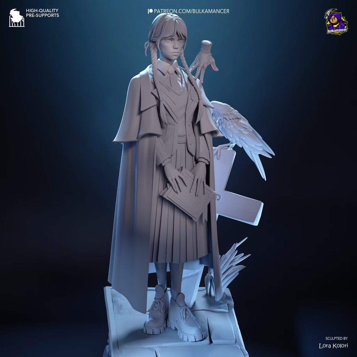 Gothic Daughter Academy Mystery Heroine Resin Statue | Bulkamancer Garage Kit