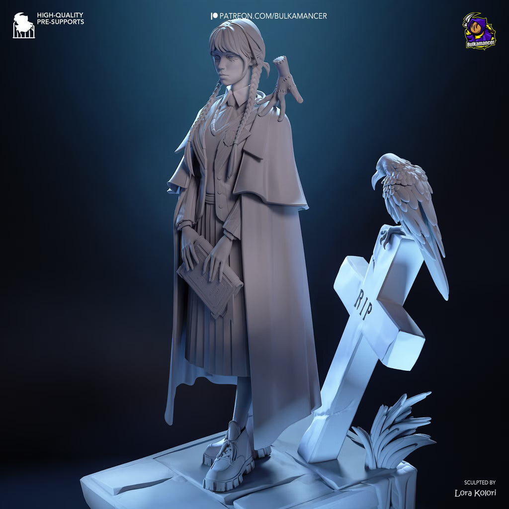 Gothic Daughter Academy Mystery Heroine Resin Statue | Bulkamancer Garage Kit