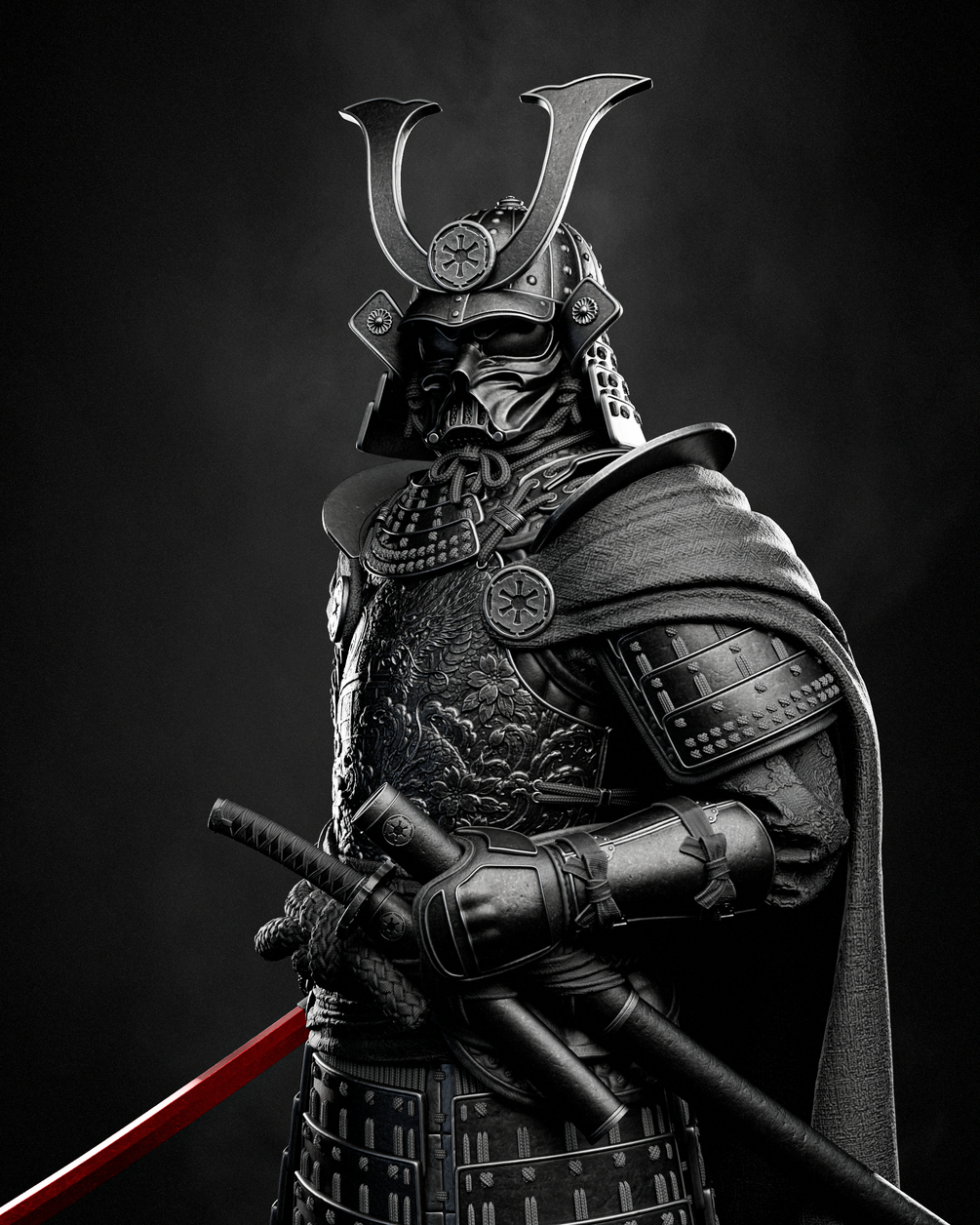 Samurai Darth Vader – Premium Resin Statue / Garage Kit (1/9 & 1/6 Scale) | CA 3D