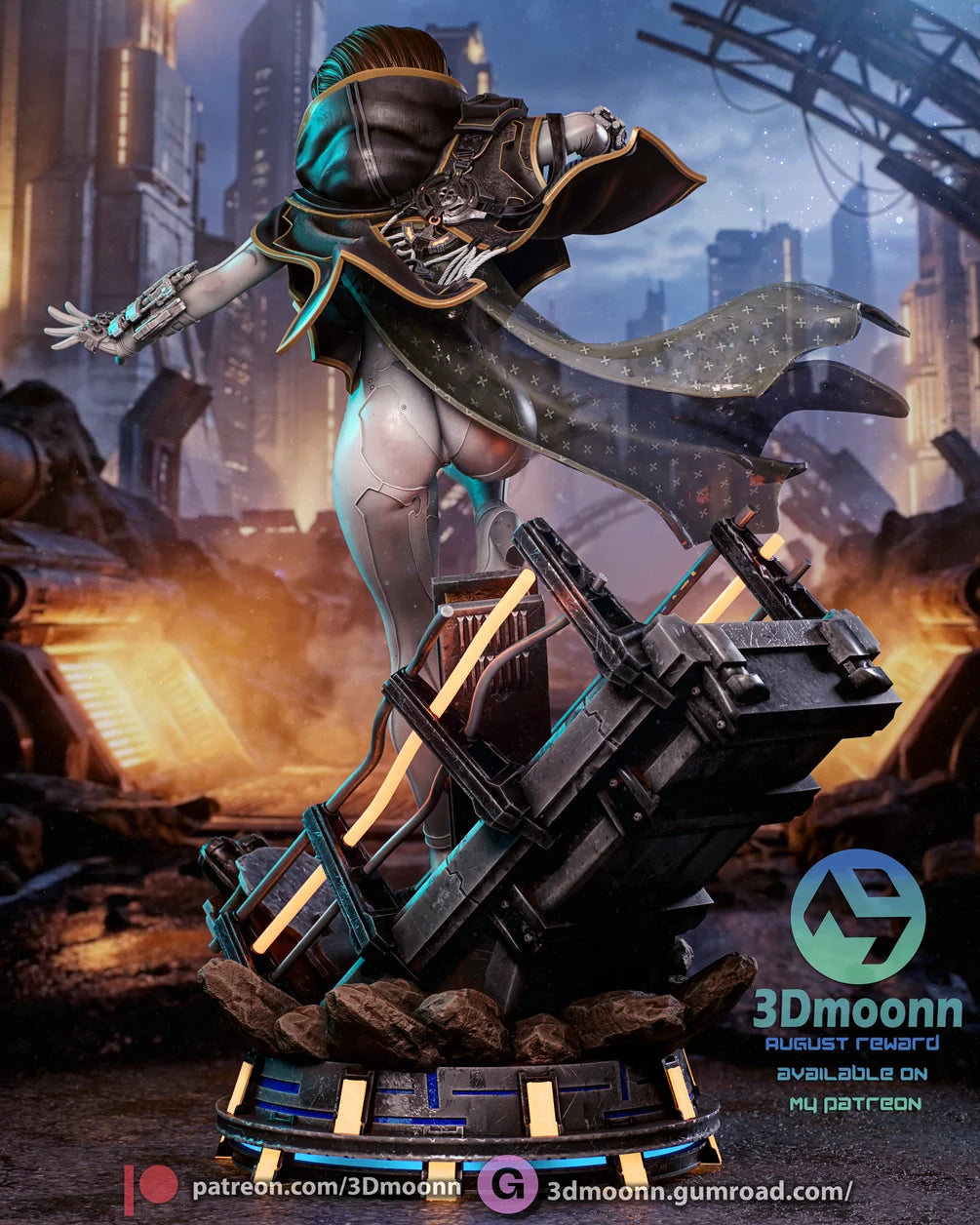 Evie Statue 1/6 Scale - Stellar Blade Blood Rain | Billy Bones Emporium