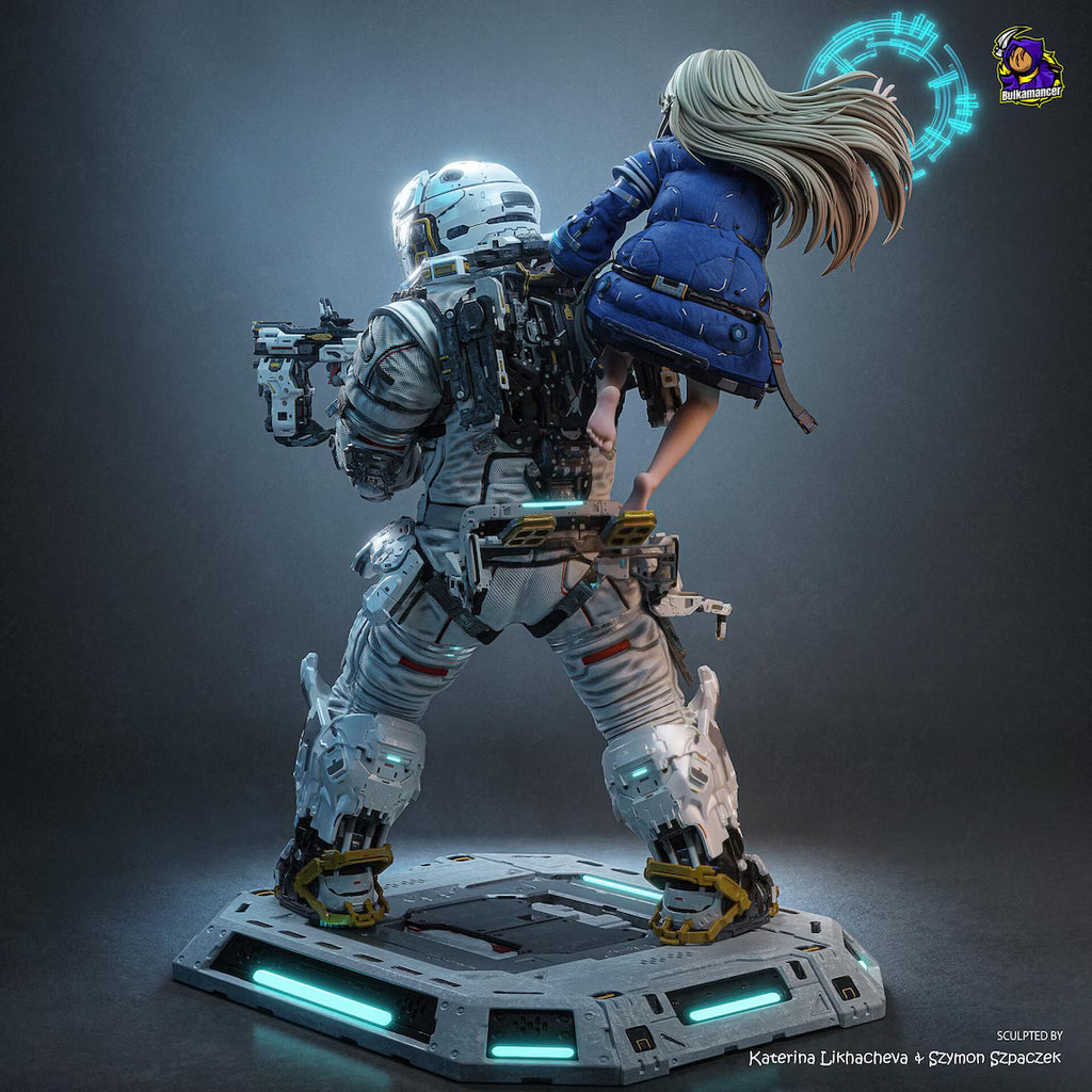 Pragmata's Hugh Williams and Diana: Premium Resin Display Miniature