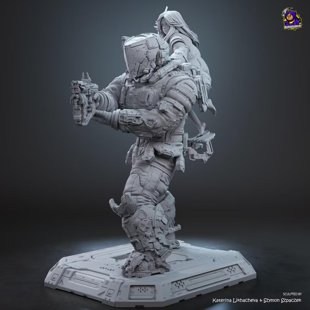 Pragmata's Hugh Williams and Diana: Premium Resin Display Miniature