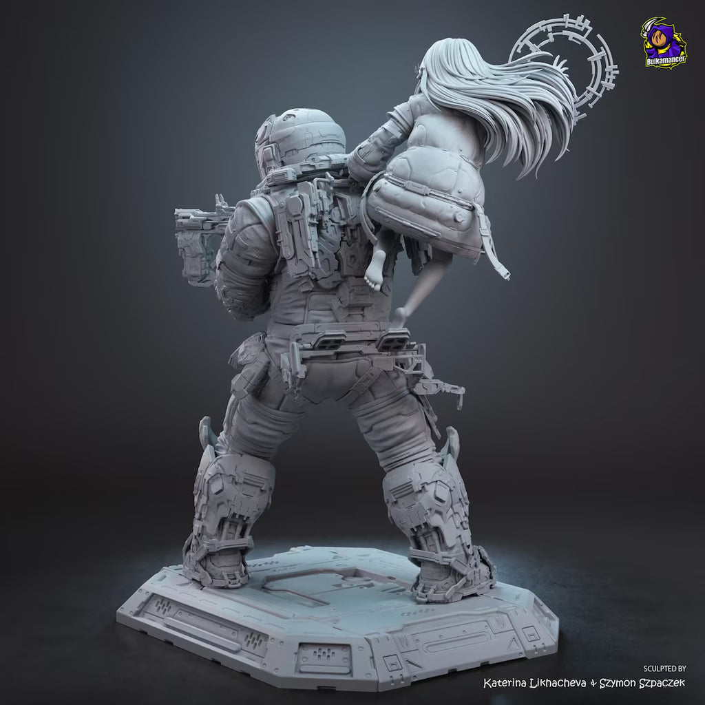 Pragmata's Hugh Williams and Diana: Premium Resin Display Miniature