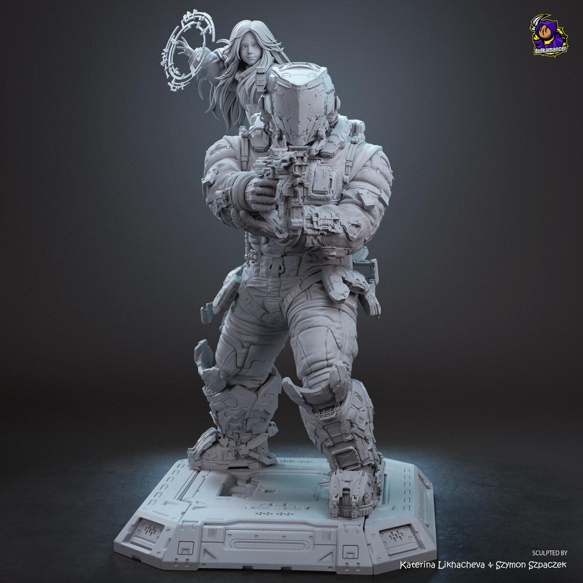 Pragmata's Hugh Williams and Diana: Premium Resin Display Miniature