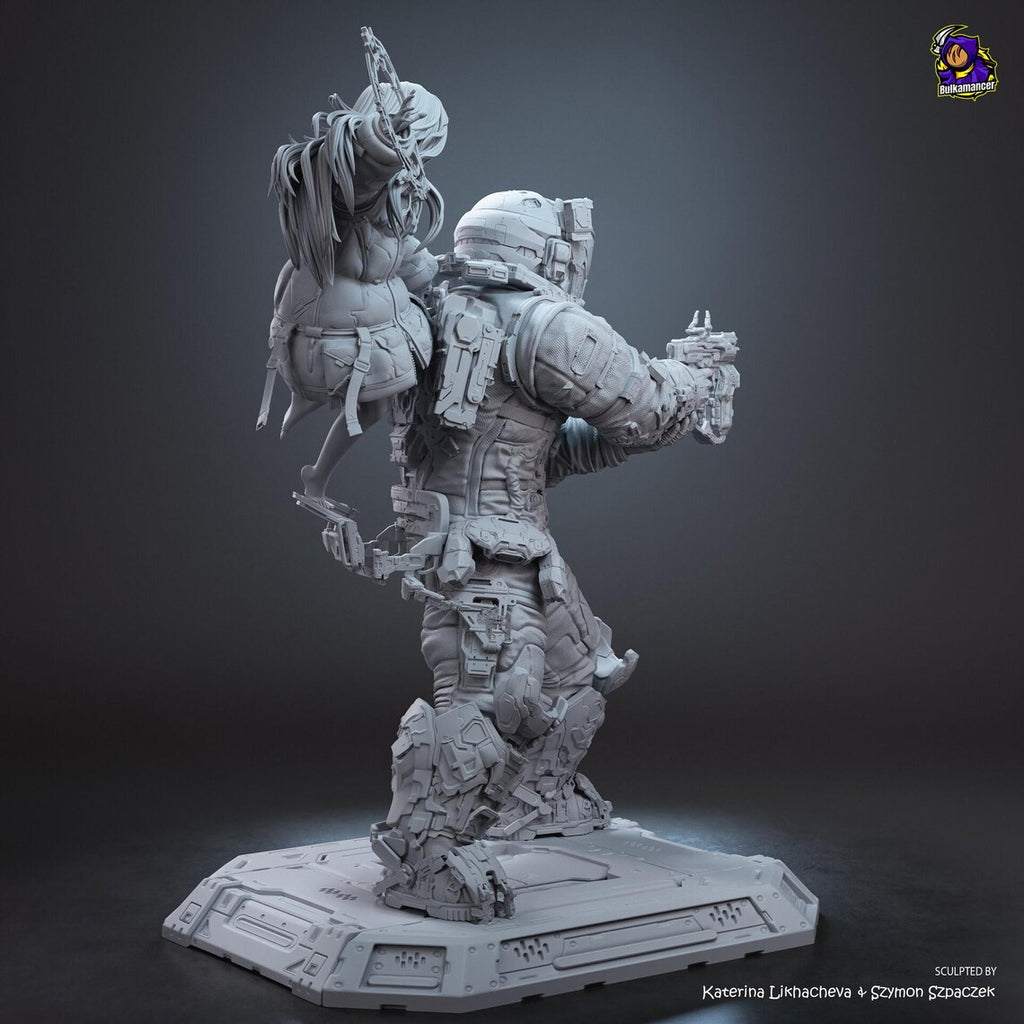 Pragmata's Hugh Williams and Diana: Premium Resin Display Miniature