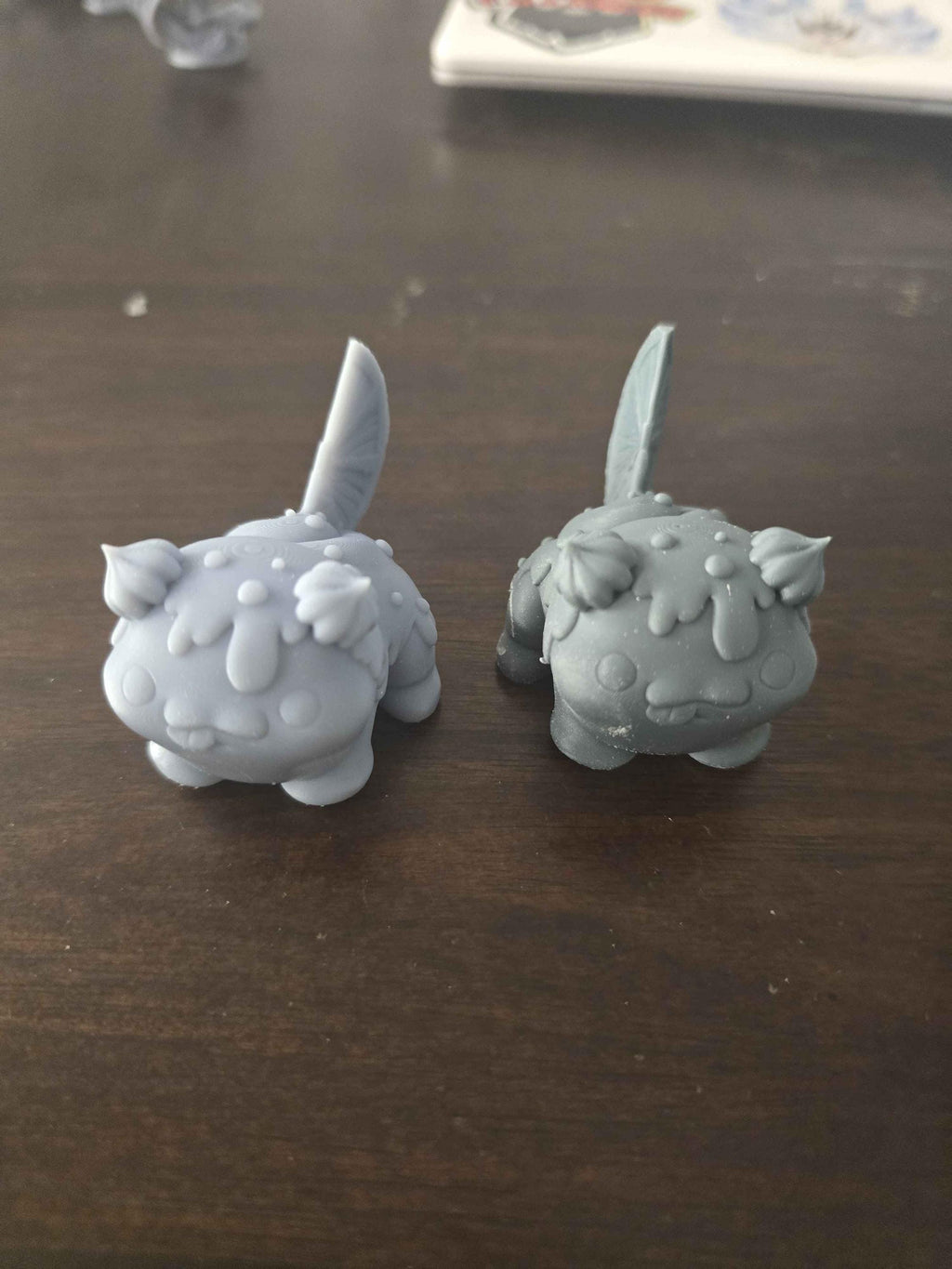 Puff Chibi Pastry Monster Resin Figure | 35mm Tabletop RPG Mini Unpainted