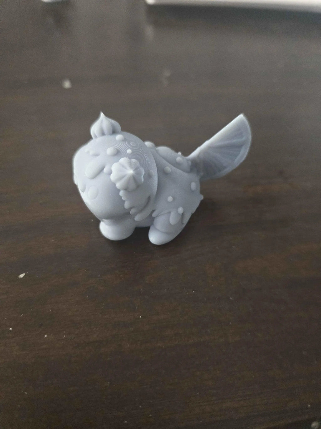 Puff Chibi Pastry Monster Resin Figure | 35mm Tabletop RPG Mini Unpainted