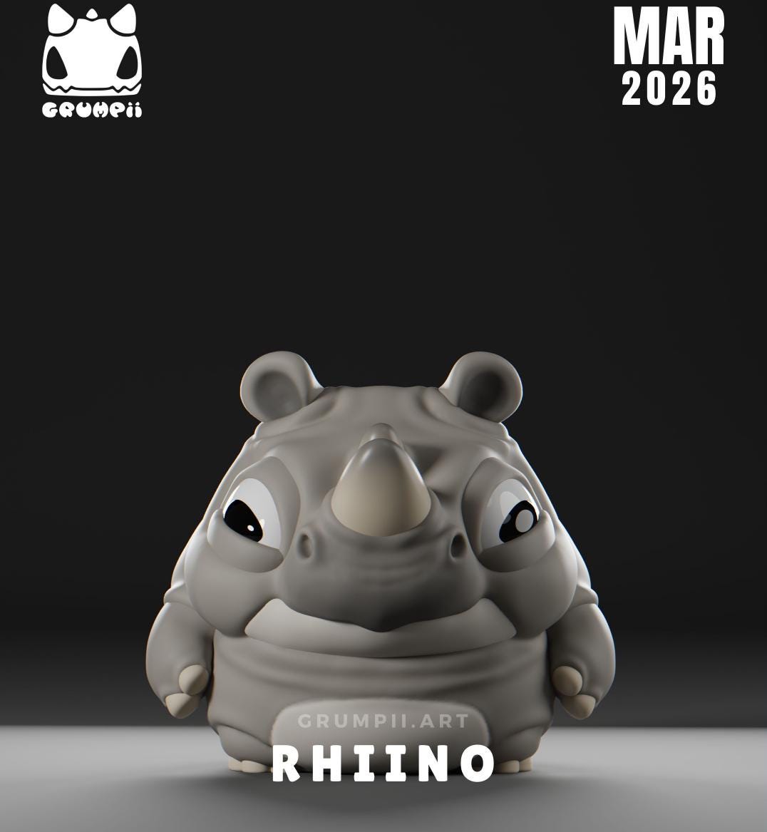 Grumpii Safari Monsters 3D Printable Figurines
