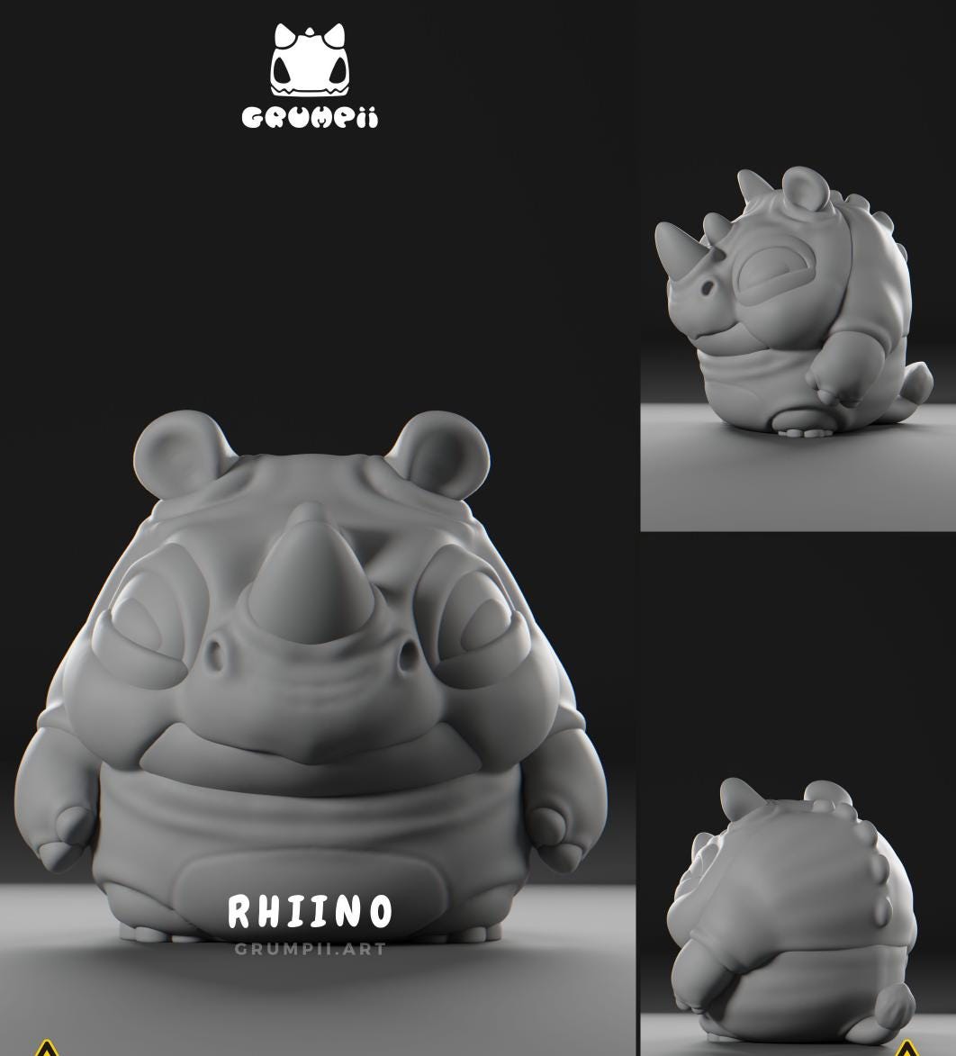 Grumpii Safari Monsters 3D Printable Figurines