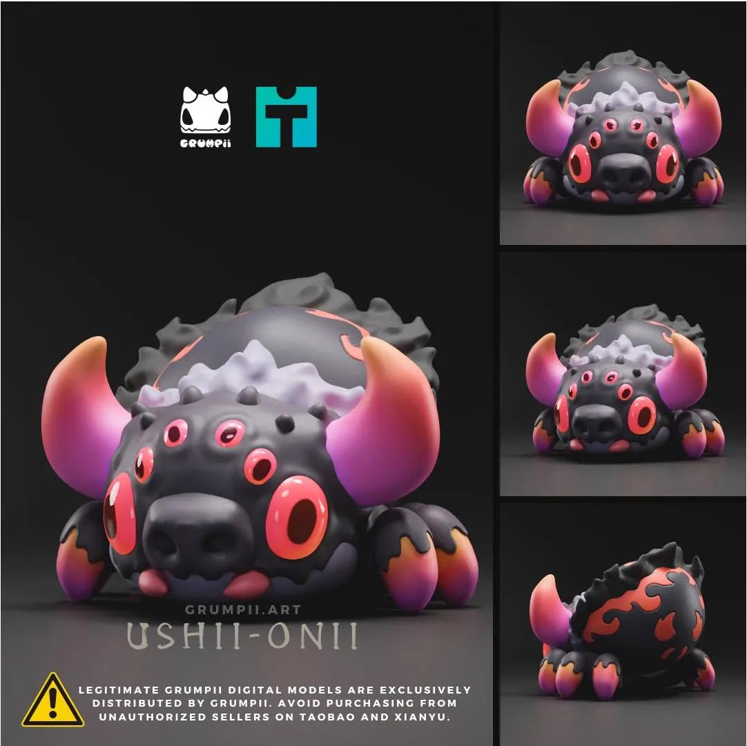 Grumpii Mythical Beast Collectible Toy Figurine – 3D Printable Fantasy Creature Models