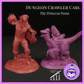 Dungeon Crawler Carl Princess Posse Diorama TTRPG Display Set