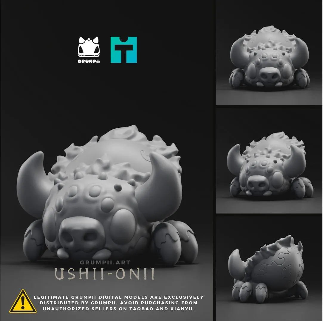 Grumpii Mythical Beast Collectible Toy Figurine – 3D Printable Fantasy Creature Models