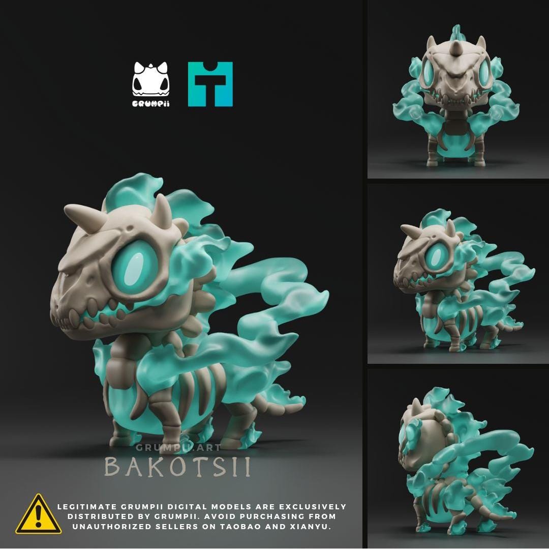 Grumpii Mythical Beast Collectible Toy Figurine – 3D Printable Fantasy Creature Models