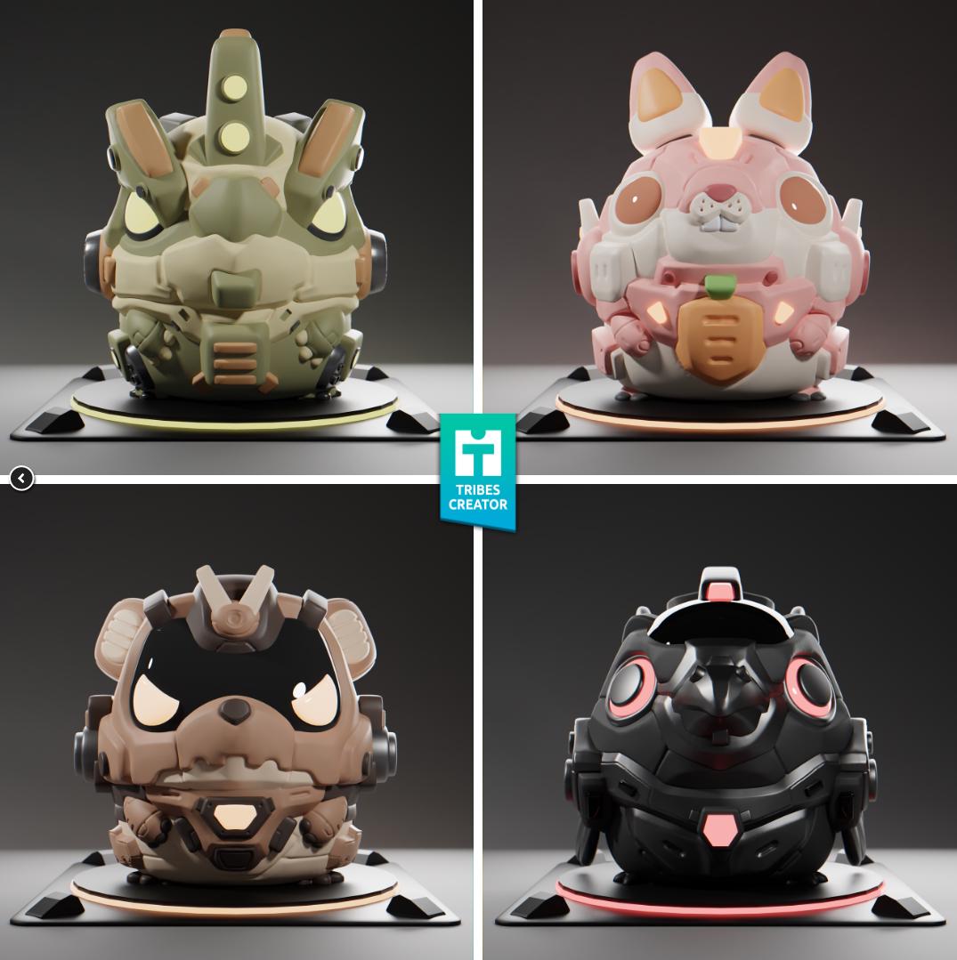 Grumpii Mecha Animal miniatures