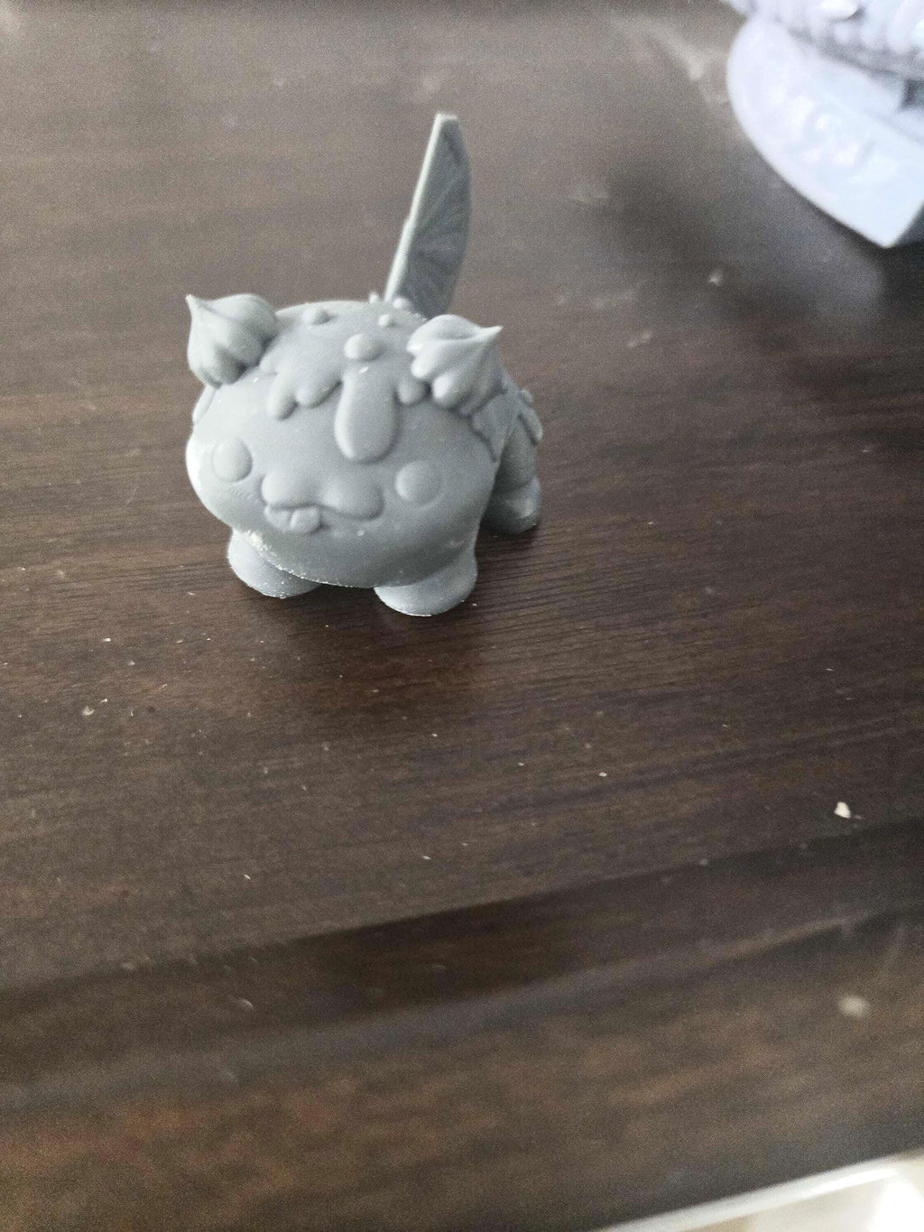 Puff Chibi Pastry Monster Resin Figure | 35mm Tabletop RPG Mini Unpainted