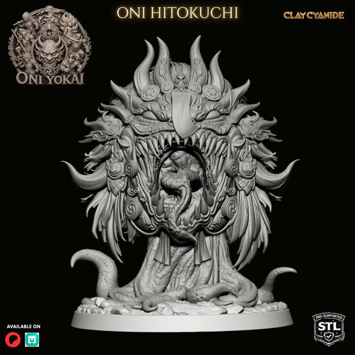 Oni Yokai – DnD Miniature | Clay Cyanide Resin STL | Fantasy Tabletop Japanese Demon Figure