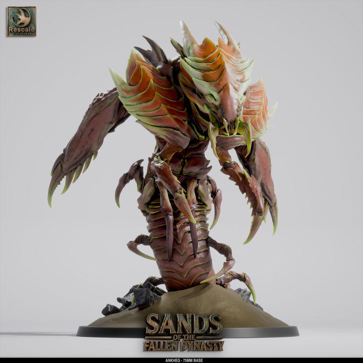 Sands of the Fallen Dynasty – DnD Miniatures | Rescale Resin STL | Ancient Desert Fantasy Tabletop Figure Set