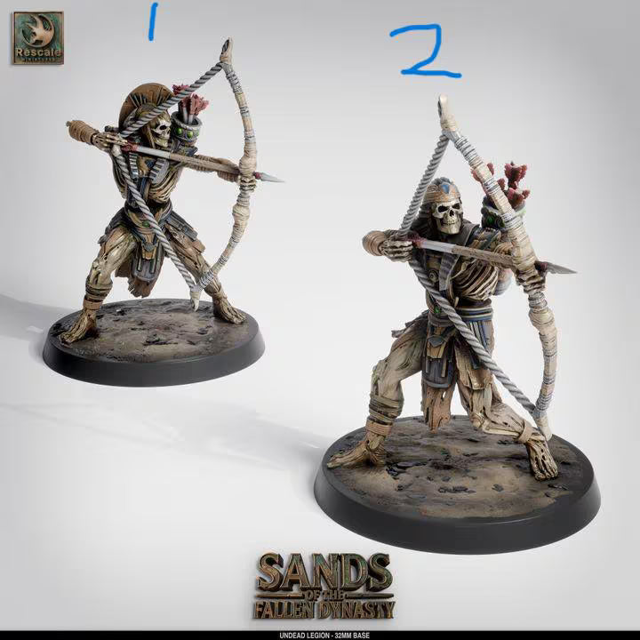 Sands of the Fallen Dynasty – DnD Miniatures | Rescale Resin STL | Ancient Desert Fantasy Tabletop Figure Set