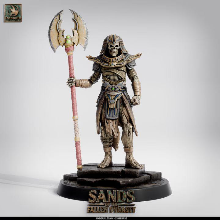 Sands of the Fallen Dynasty – DnD Miniatures | Rescale Resin STL | Ancient Desert Fantasy Tabletop Figure Set