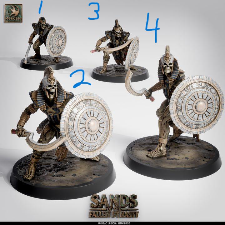 Sands of the Fallen Dynasty – DnD Miniatures | Rescale Resin STL | Ancient Desert Fantasy Tabletop Figure Set