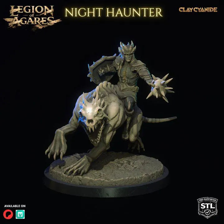 Legion of Agares – DnD Miniatures | Clay Cyanide Resin STL | Fantasy Tabletop Creature Figures