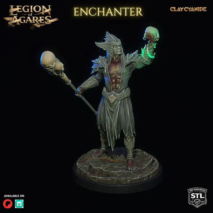 Legion of Agares – DnD Miniatures | Clay Cyanide Resin STL | Fantasy Tabletop Creature Figures