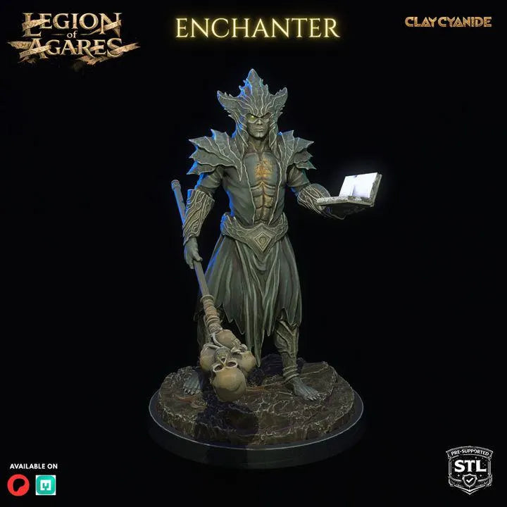 Legion of Agares – DnD Miniatures | Clay Cyanide Resin STL | Fantasy Tabletop Creature Figures
